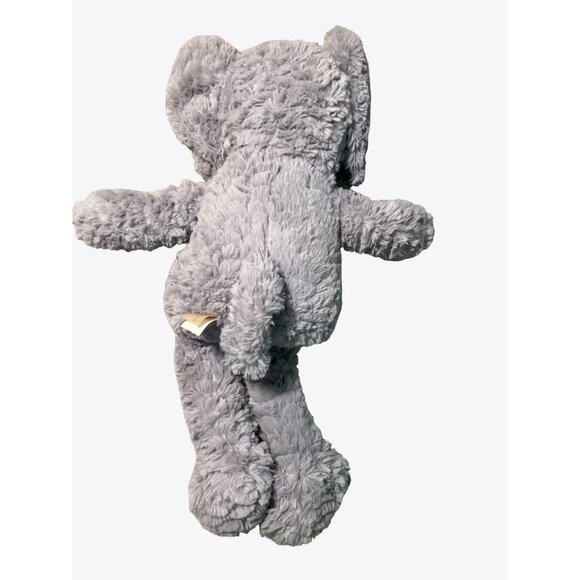 Plush Striped-Ear Elephant Toy - Soft Adorable & Cuddly For Kids Grey/Blue - Picture 6 of 10